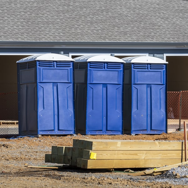 how do you dispose of waste after the portable toilets have been emptied in Marienthal